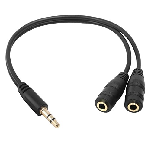 Cable Stereo Splitter Y 1m/2f (N/W)