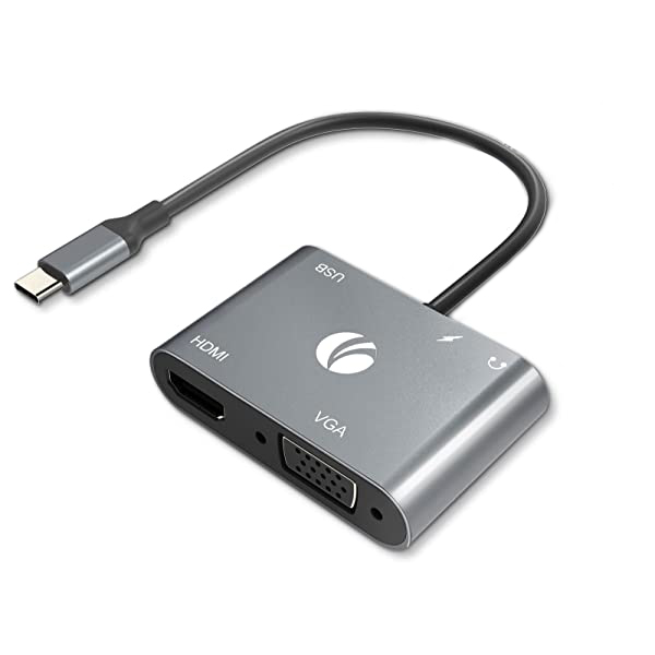 Converter Vcom Usb-C To 5 In1 Cu4511(3m)