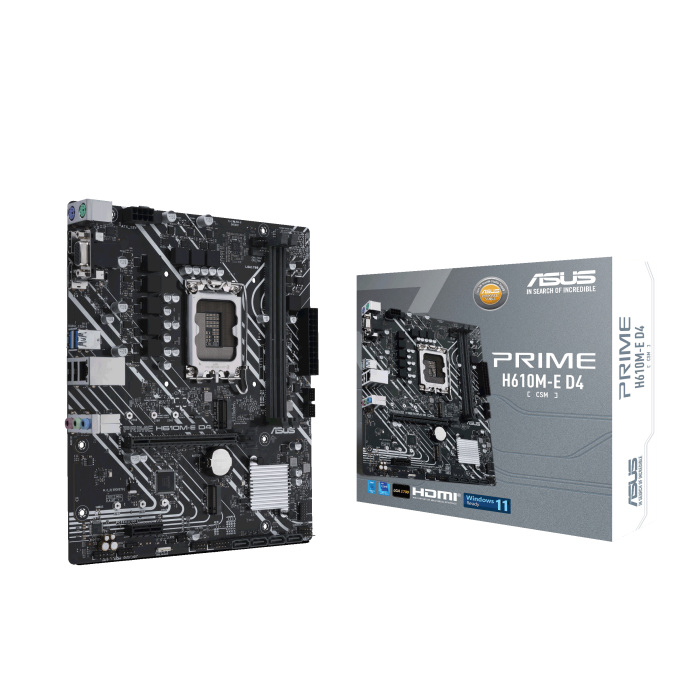 Motherboard Asus Prime H610m-E D4 Csm(3y