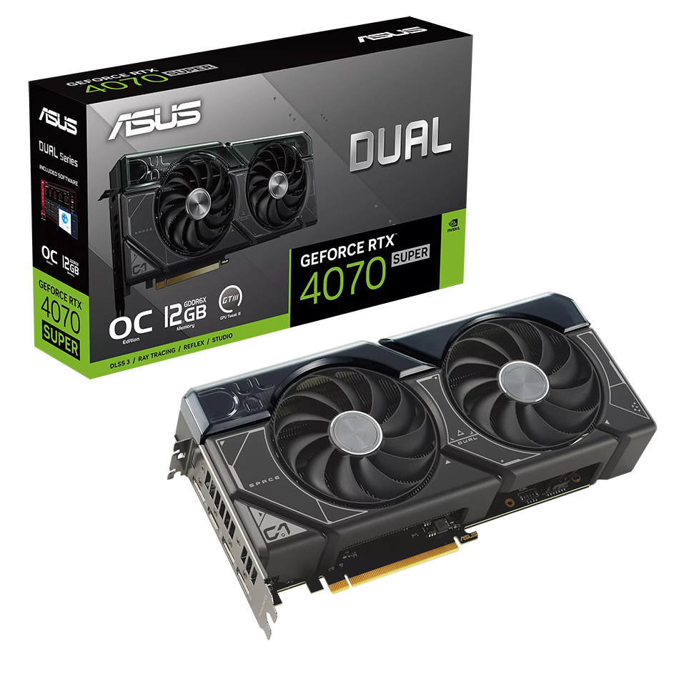 Vga Card Asus Dual Rtx4070s 12gb D6x(3y)