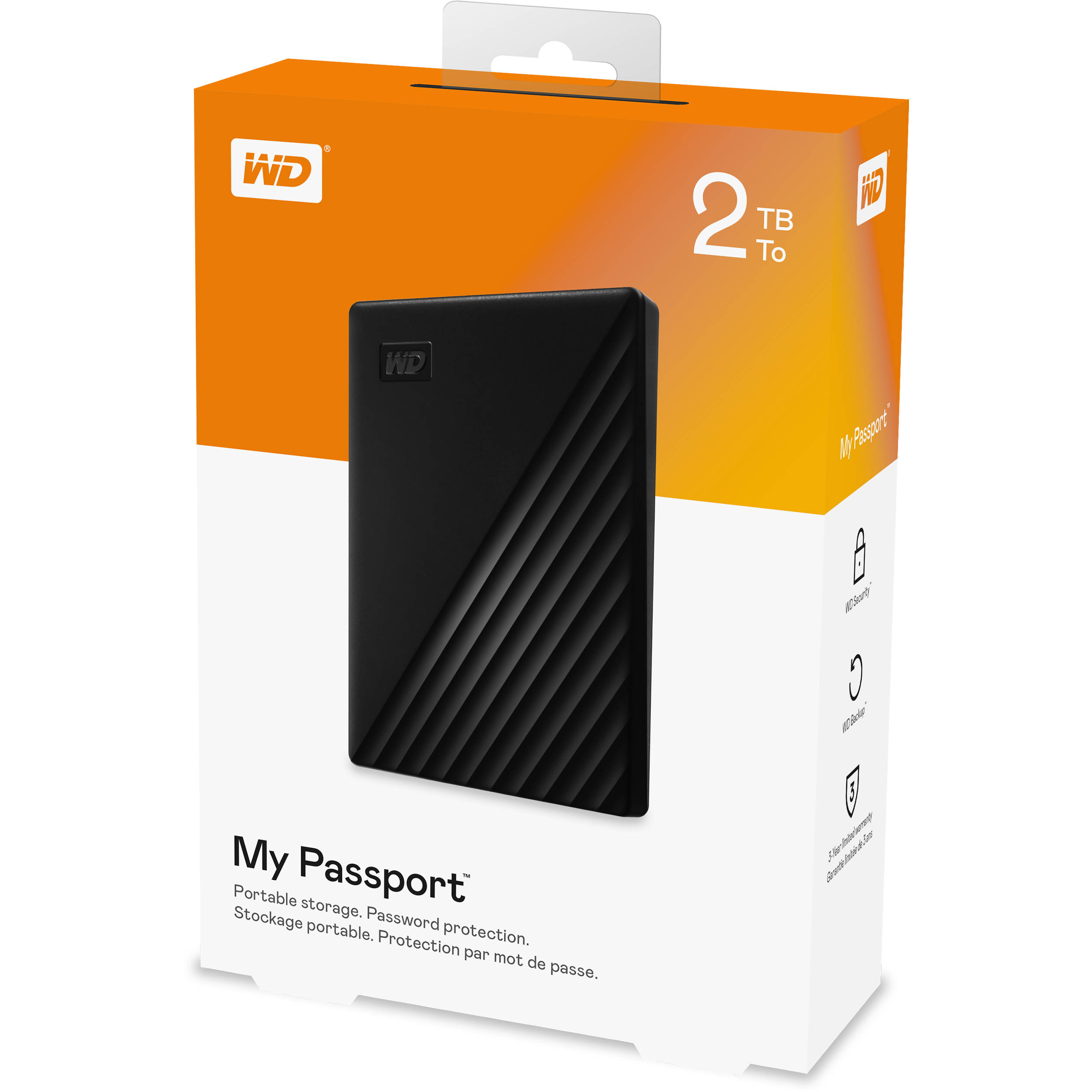 Ext Hard Wd 2tb Ext My Passport (2y)