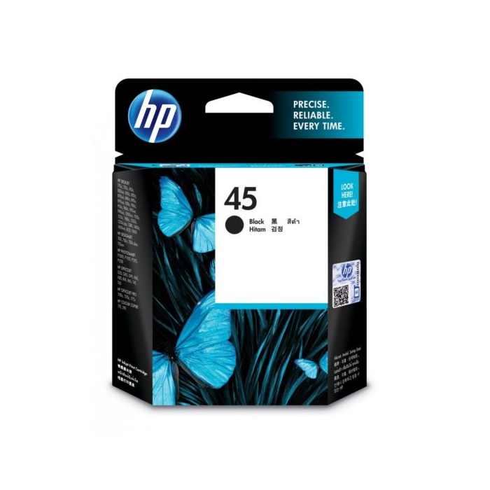 Cartridge Hp 45 Black 51645aa (N/W)