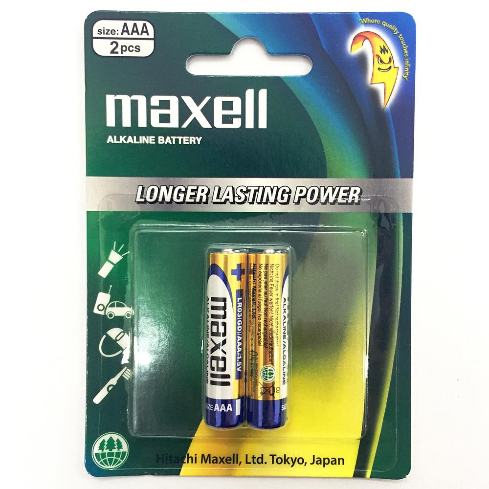Battery Maxell Aaa Alkaline 2pcs