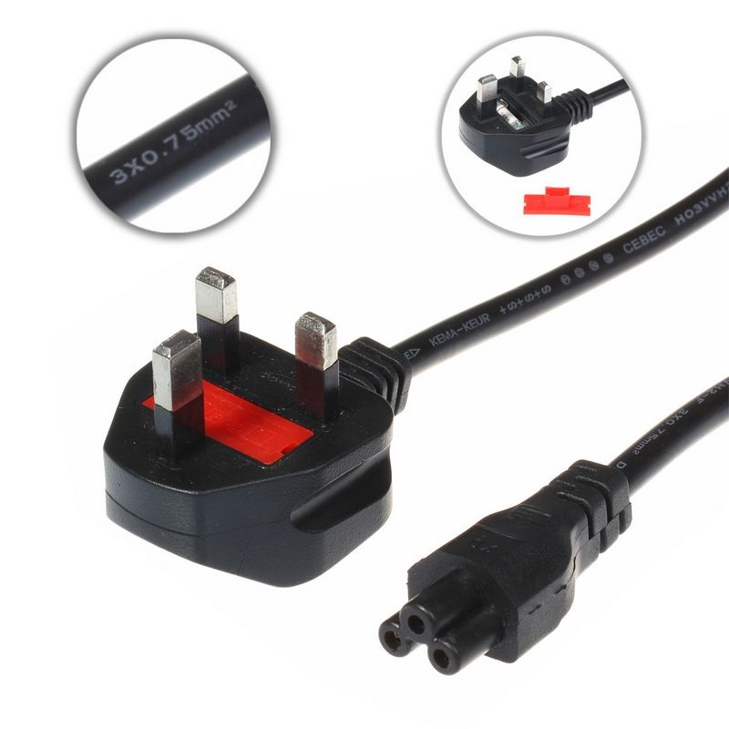 Cable Laptop Power Code With Fuse (N/W)
