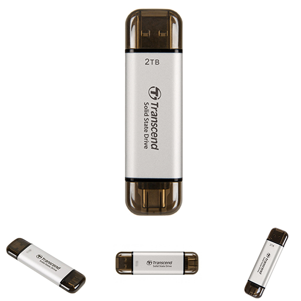 Ext Ssd Transcend 2tb Dual Usb Esd310c(2