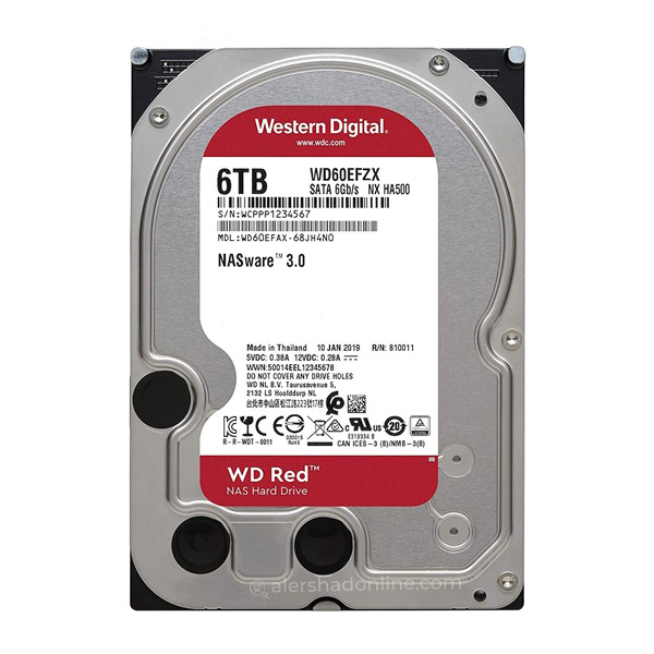 Hard Disk Wd 6tb Sata Red Plus(2y)