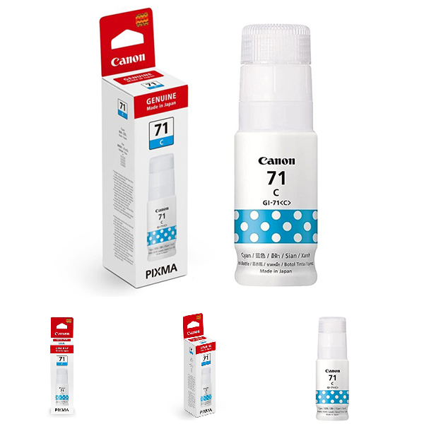 Ink Bottle Canon Gi-71 Cyan Ink(N/W)