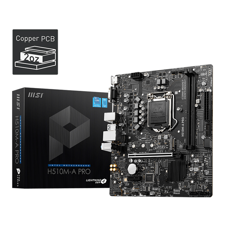 Motherboard Msi H510m-A Pro Ddr4 (2y)