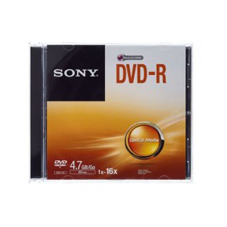 Dvd-R-Sony W/Case 4.7gb, -16x (N/W)