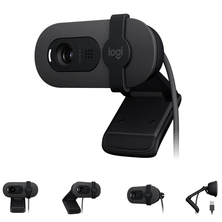Web Camera Logitech Brio 100 (1y)
