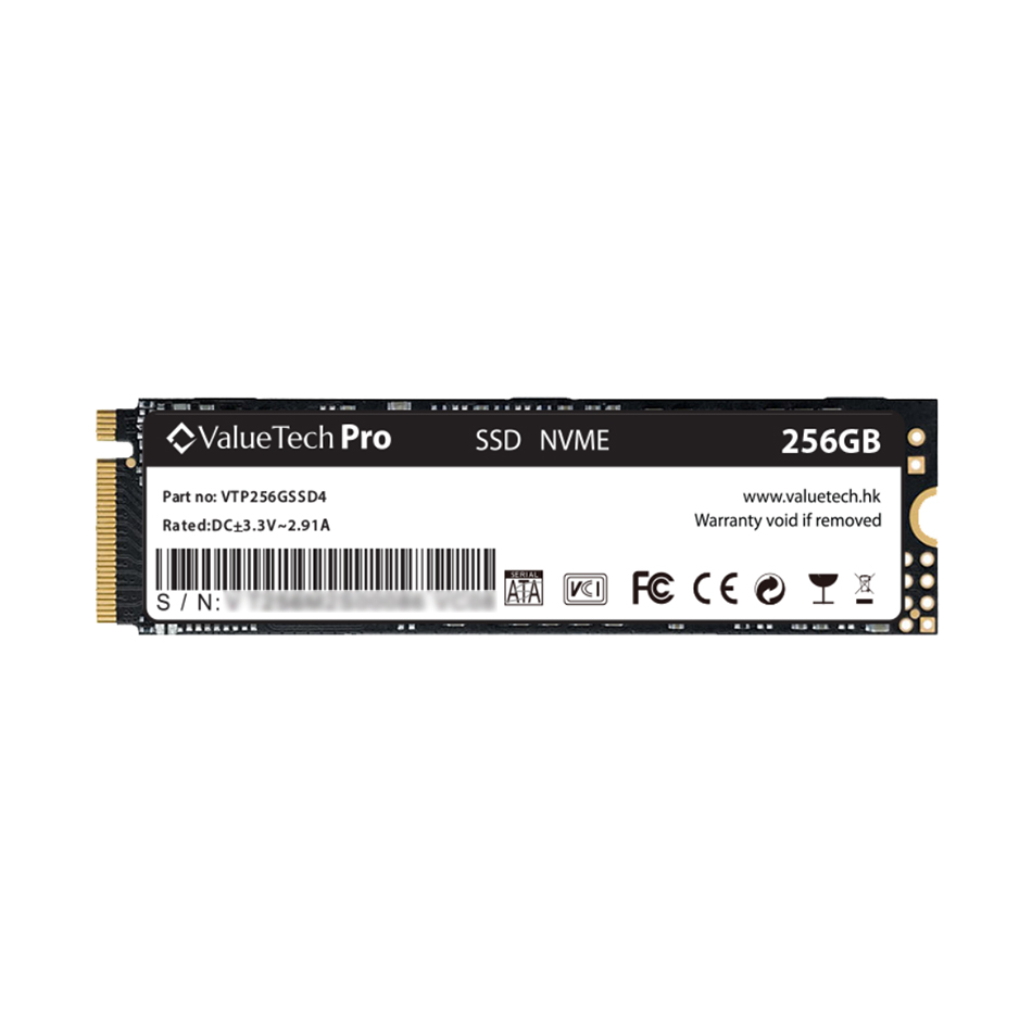 Ssd Valuetech Pro 256gb M.2 Nvme 2280(2y