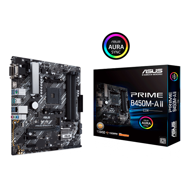 Motherboard Asus Prime B450m-A Ii/Csm(3y
