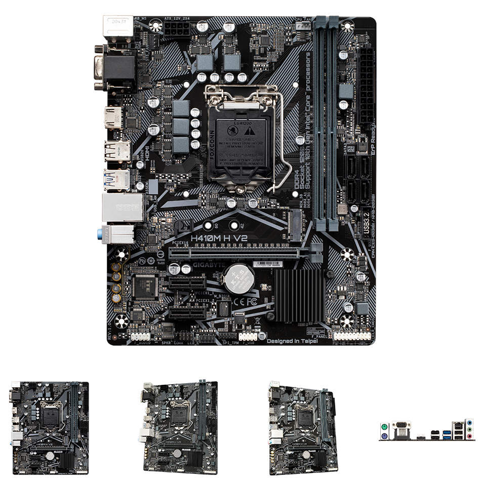 Motherboard Gigabyte H410m-H V2 Bulk(2y)