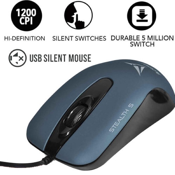 Mouse Alcatroz Stealth 5 Usb Optical(6m)