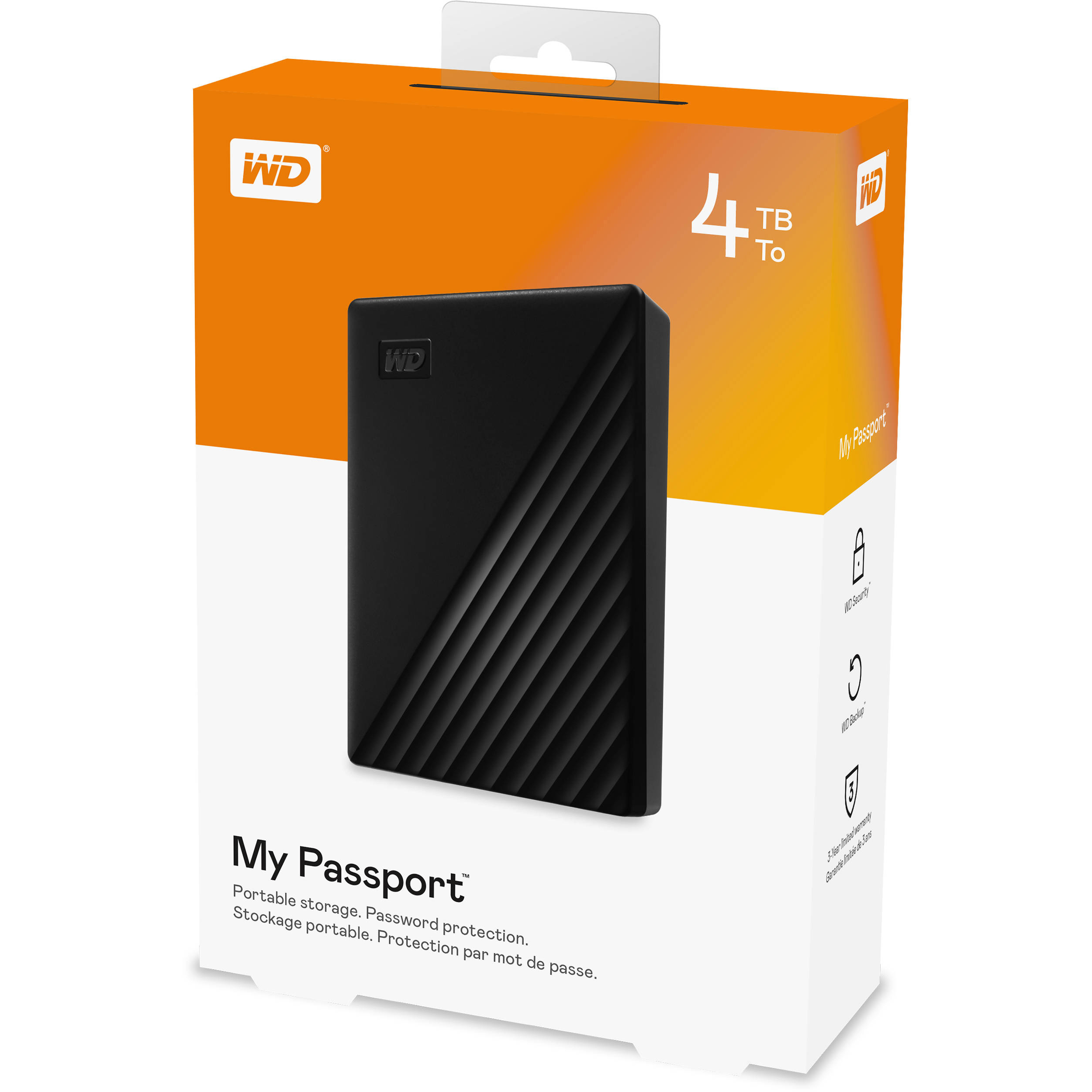 Ext Hard Wd 4tb Ext My Passport (2y)