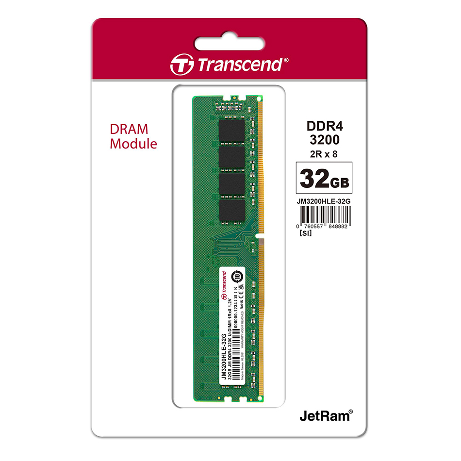 Ram Transcend 32gb Ddr4 3200 (3y)