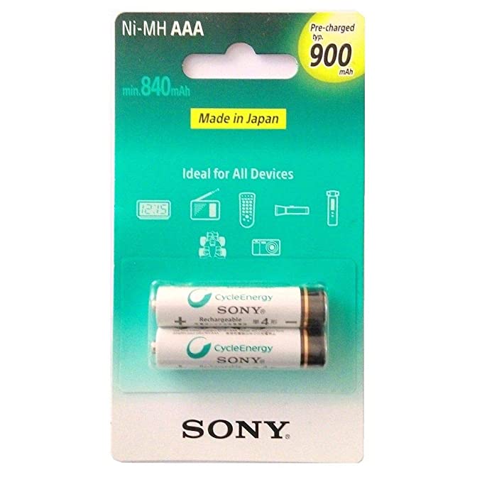 Battery Sony Rechargeable Aaa 2pcs