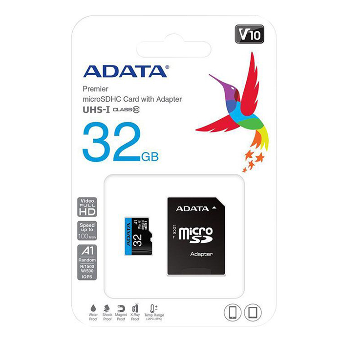 Micro Sd Adata 32gb Class-10 (1y)