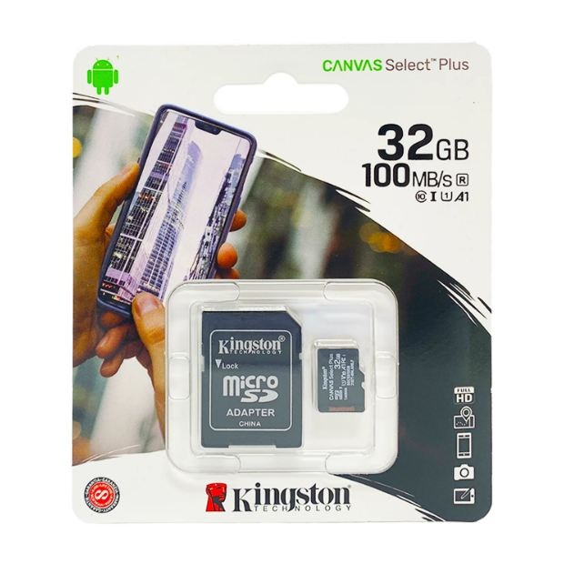 Micro Sd Kingston 32gb Class-10 (1y)